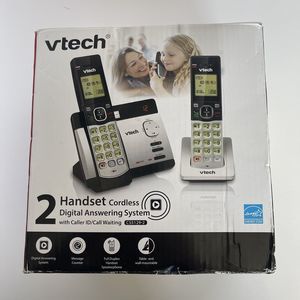 Vtech 2 Handset Cordless Digital Answering System, CS6529-2, New in‎ Box